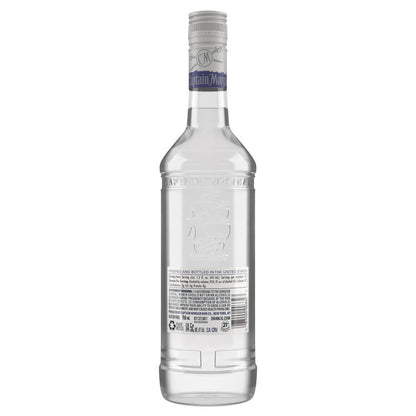 Captain Morgan Spiced Rum Silver 70 - 750ML - Back