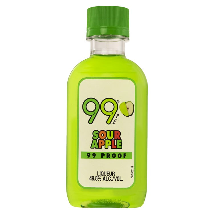 99 Brand Sour Apple Liqueur 99 - 100ML - Front