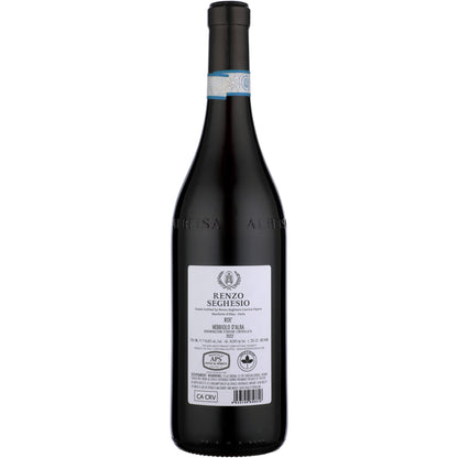 Renzo Seghesio Nebbiolo D'Alba Roe 2022 - 750ML - Back