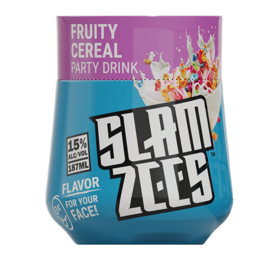 Slamzees Fruity Cereal Party Drink Wine Based Cocktail - 187ML - Front