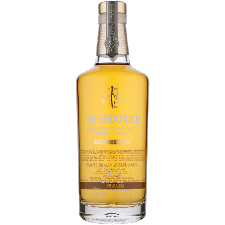 Caperdonich Single Malt Scotch Secret Speyside 1991 32 Yr 97.2 - 700ML - Front
