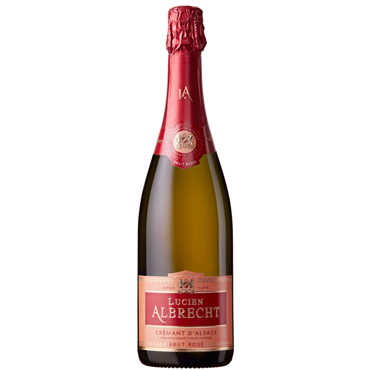 Lucien Albrecht Cremant D'Alsace Brut Rose - 375ML - Front