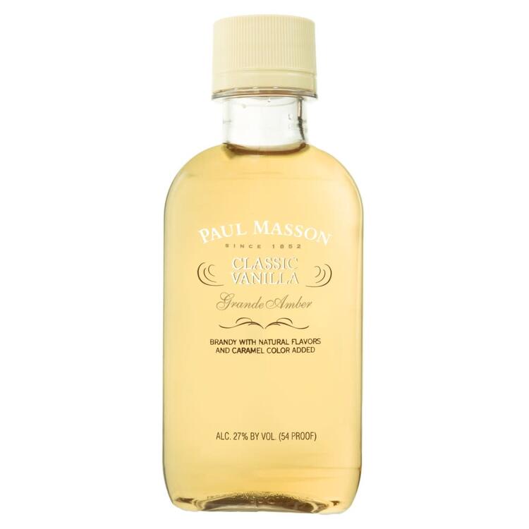 Paul Masson Vanilla Flavored Brandy Grande Amber Classic 54 - 100ML - Front