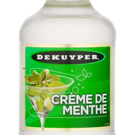 Dekuyper Creme De Menthe White 60 - 750ML - Front Label