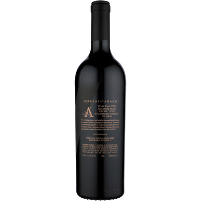 Prevail Cabernet Sauvignon/Syrah West Face Alexander Valley 2021 - 750ML - Back