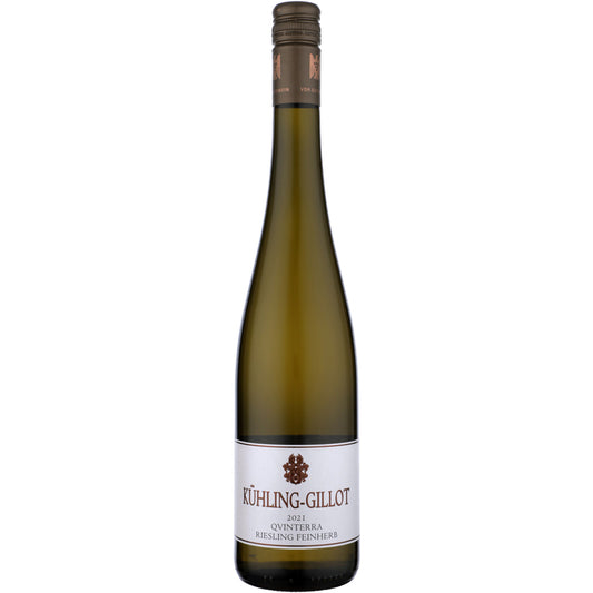 Kuhling Gillot Riesling Feinherb Qvinterra Rheinhessen 2021 - 750ML - Front