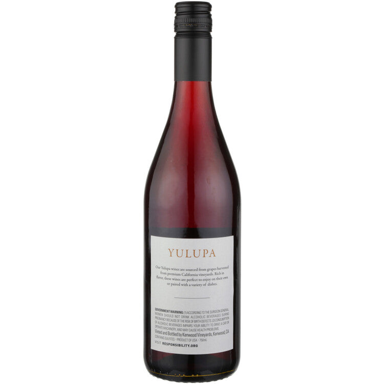 Kenwood Pinot Noir Yulupa California - 750ML - Back