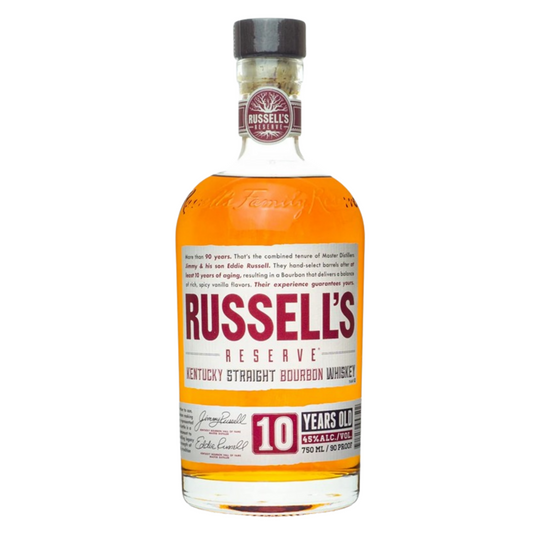 Russell's Reserve Straight Bourbon 10 Yr 90 - 750ML - Front