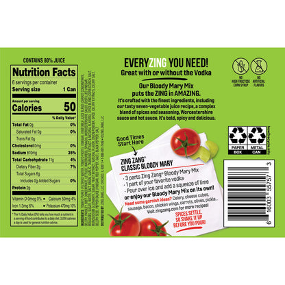 Zing Zang Bloody Mary Mix - 7.5 Z