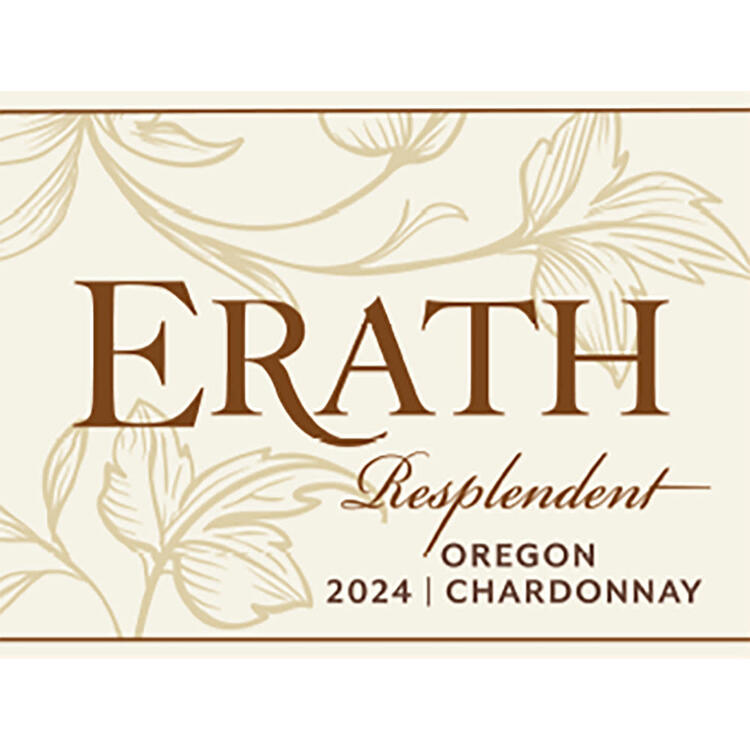 Erath Chardonnay Resplendent Oregon 2024 - 750ML - Front Label