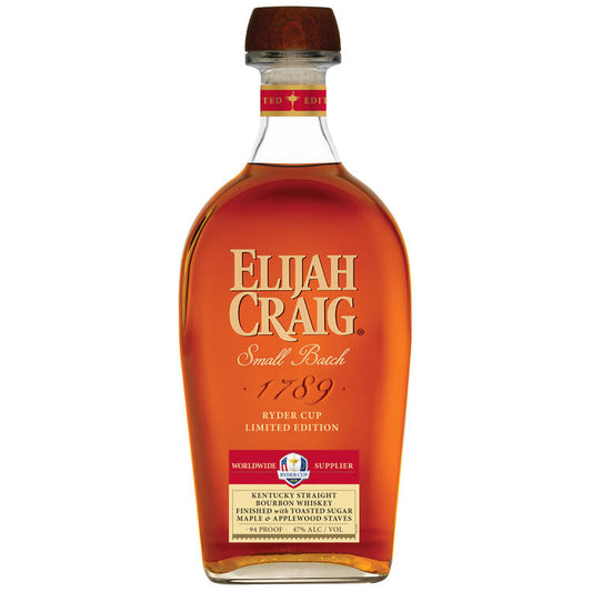 Elijah Craig Straight Bourbon Small Batch Ryder Cup Limited Edition 8 - 750ML