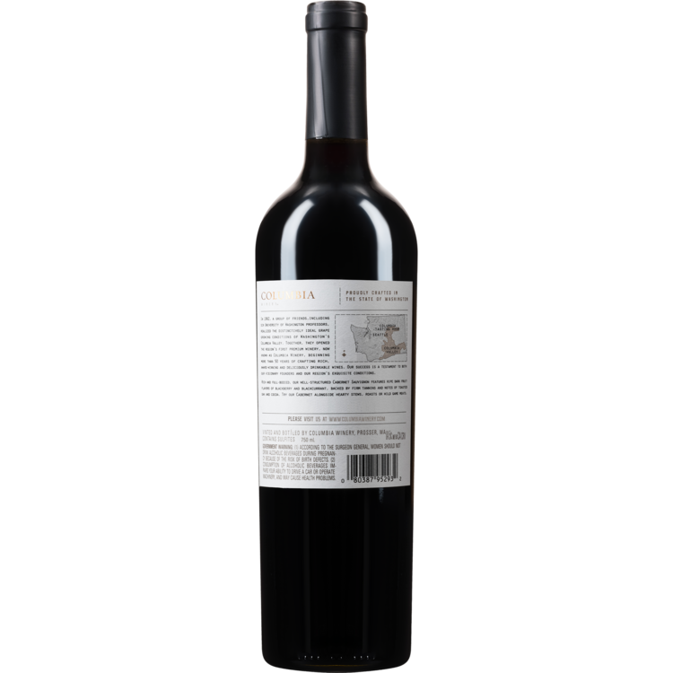 Columbia Winery Cabernet Sauvignon Columbia Valley - 750ML - Back