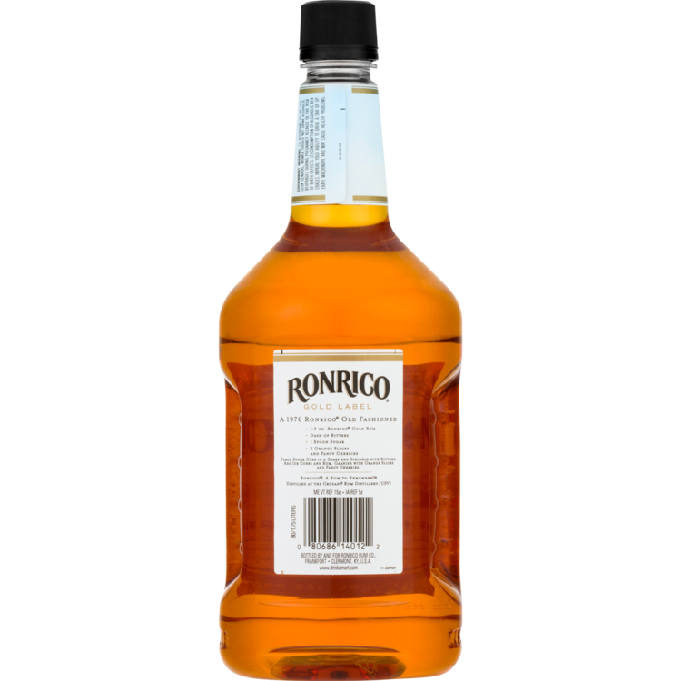 Ronrico Gold Rum Gold Label 80 - 1.75L