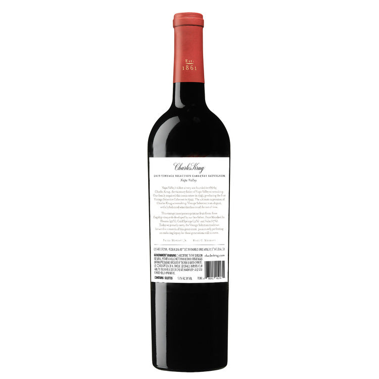 Charles Krug Cabernet Sauvignon Vintage Selection Napa Valley 2019 - 750ML