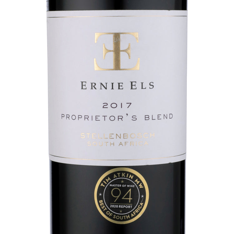 Ernie Els Proprietor's Blend Stellenbosch 2017 - 750ML - Front Label