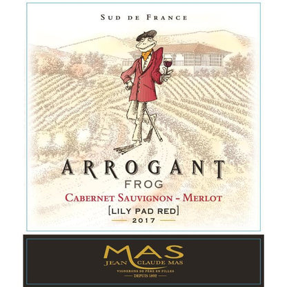 Arrogant Frog Cabernet Sauvignon/Merlot Lily Pad Red Pays D'Oc - 750ML - Front Label