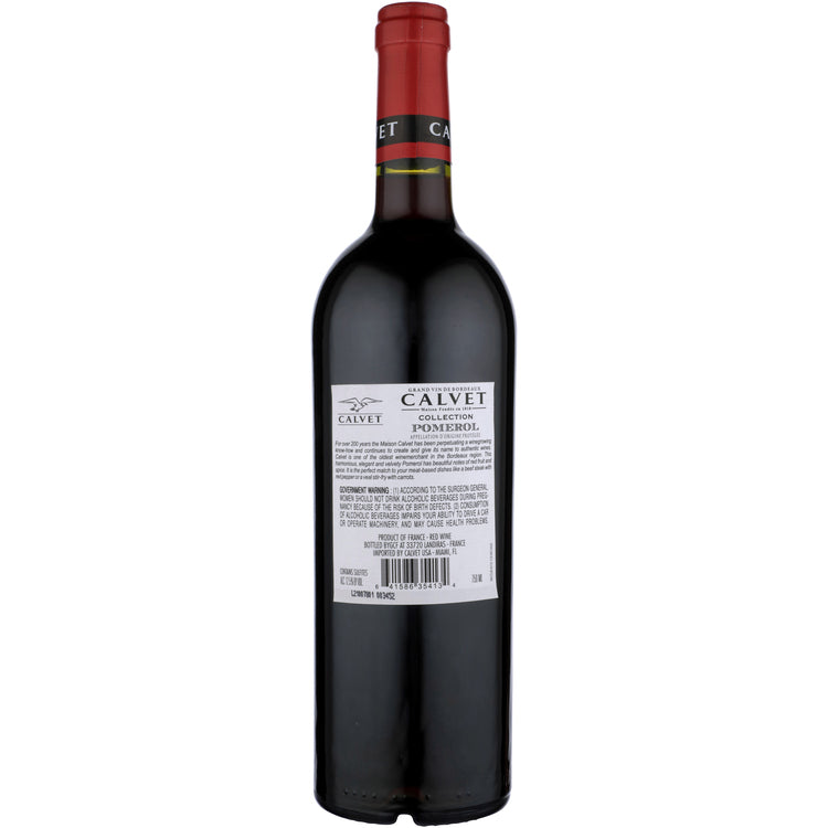 Calvet Pomerol Reserve De St Jacques 2019 - 750ML - Back
