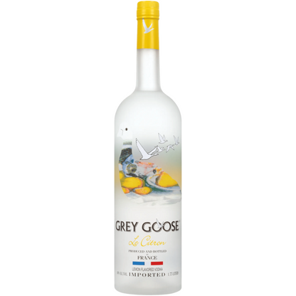 Grey Goose Citrus Flavored Vodka Le Citron 80 - 1.75L - Front