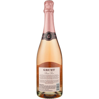 Gruet Brut Rose American - 750ML - Back