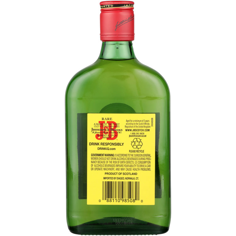 J&B Blended Scotch Rare 80 - 375ML - Back