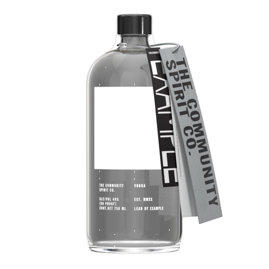 The Community Spirit Co. Vodka 80 - 750ML - Front