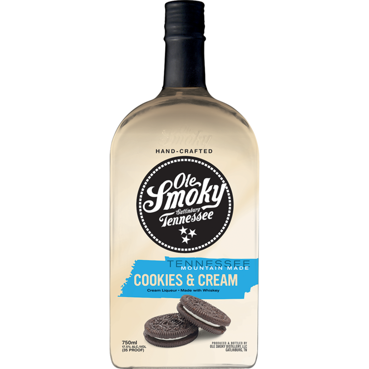 Ole Smoky Cookies & Cream Liqueur Mountain Made 35 - 750ML