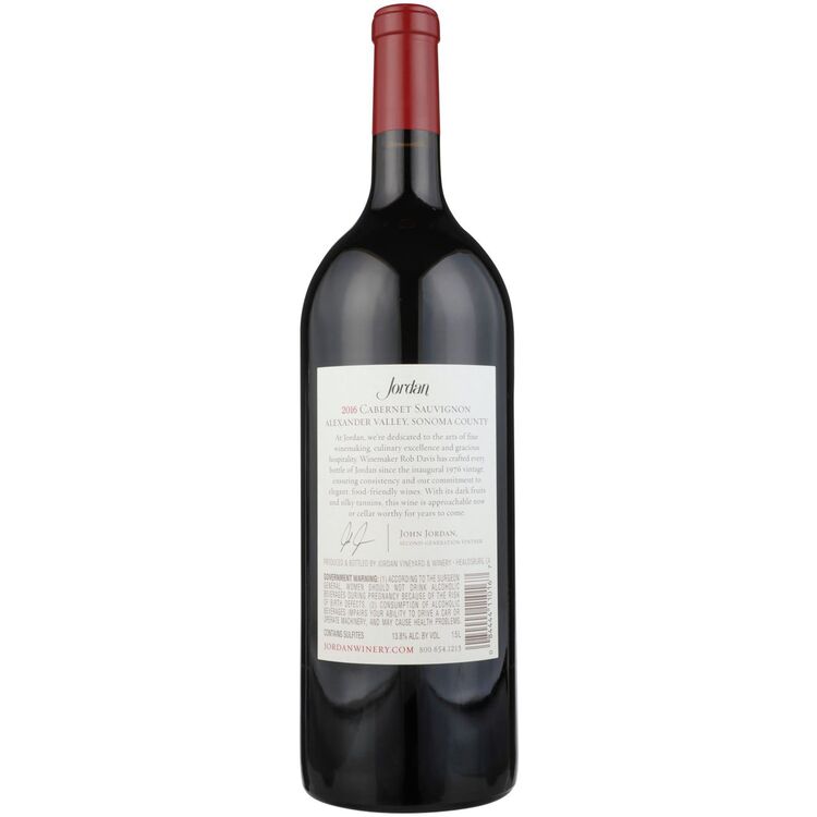 Jordan Cabernet Sauvignon Library Release Alexander Valley 2016 - 1.5L - Back
