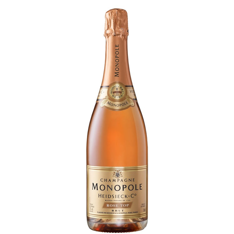 Heidsieck & Co. Monopole Champagne Brut Rose Rose Top - 750ML - Front