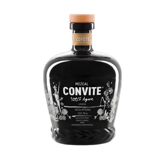 Convite Mezcal Artesanal Joven Coyote Edicion Especial 92 - 750ML - Front