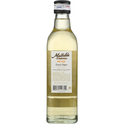 Mathilde Pear Liqueur Poires D'Anjou 36 - 375ML - Back