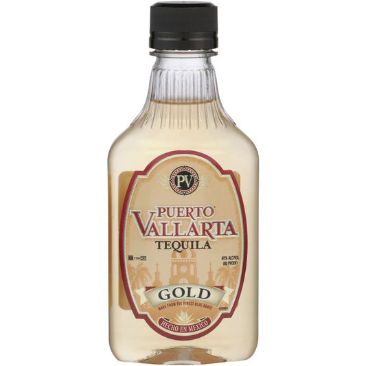 Puerto Vallarta Tequila Gold 80 - 200ML - Front