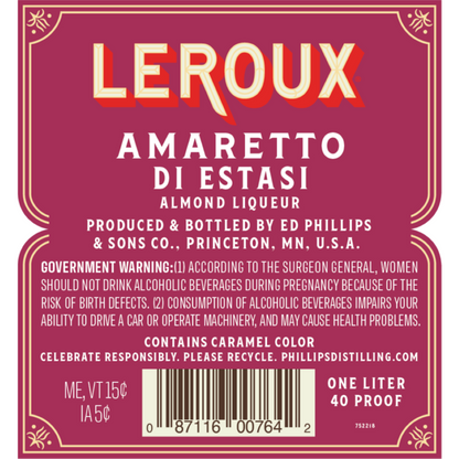 Leroux Amaretto Di Estasi 40 - 1.0L