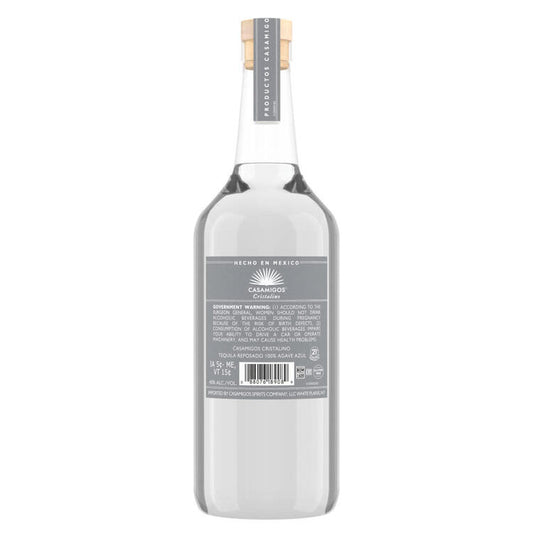 Casamigos Tequila Reposado Cristalino 80 - 1.0L - Back