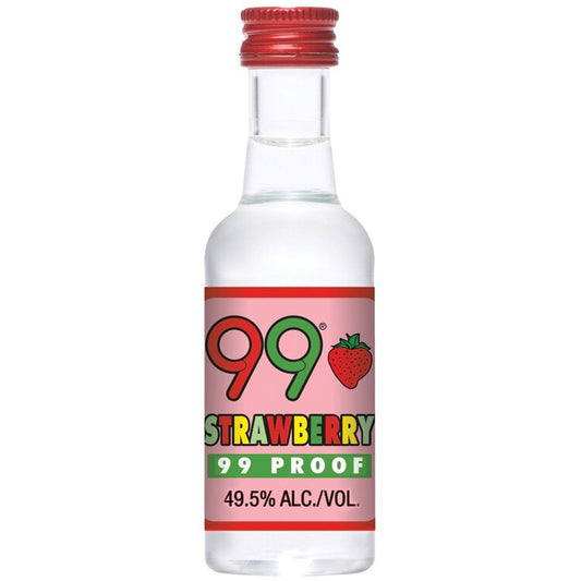99 Brand Strawberry Schnapps 99 - 50ML - Front
