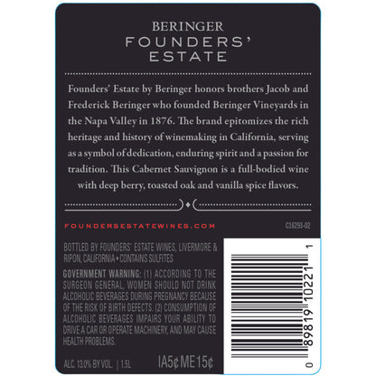 Beringer Founders' Estate Cabernet Sauvignon California - 1.5L