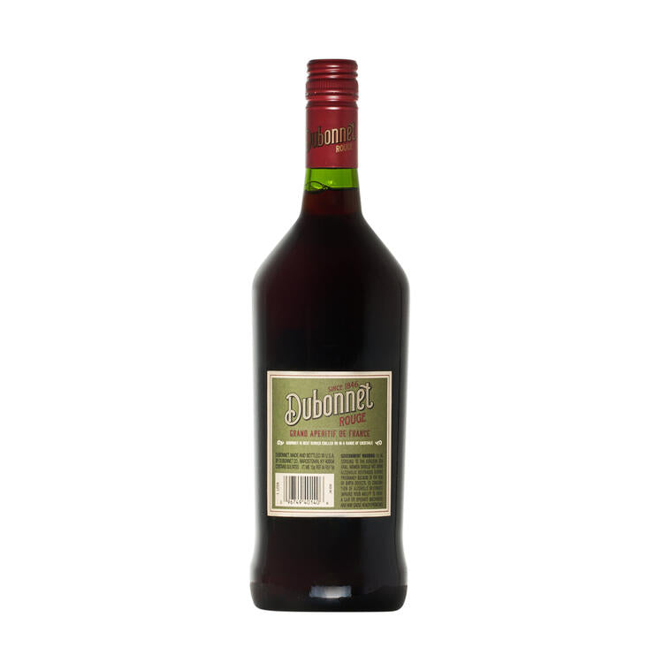 Dubonnet Grand Aperitif De France Rouge - 1.0L - Back