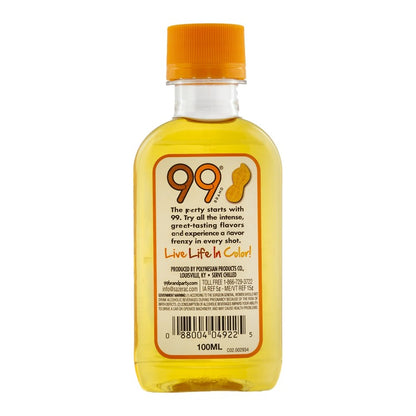 99 Brand Peanut Butter Flavored Whiskey 99 - 100ML - Back