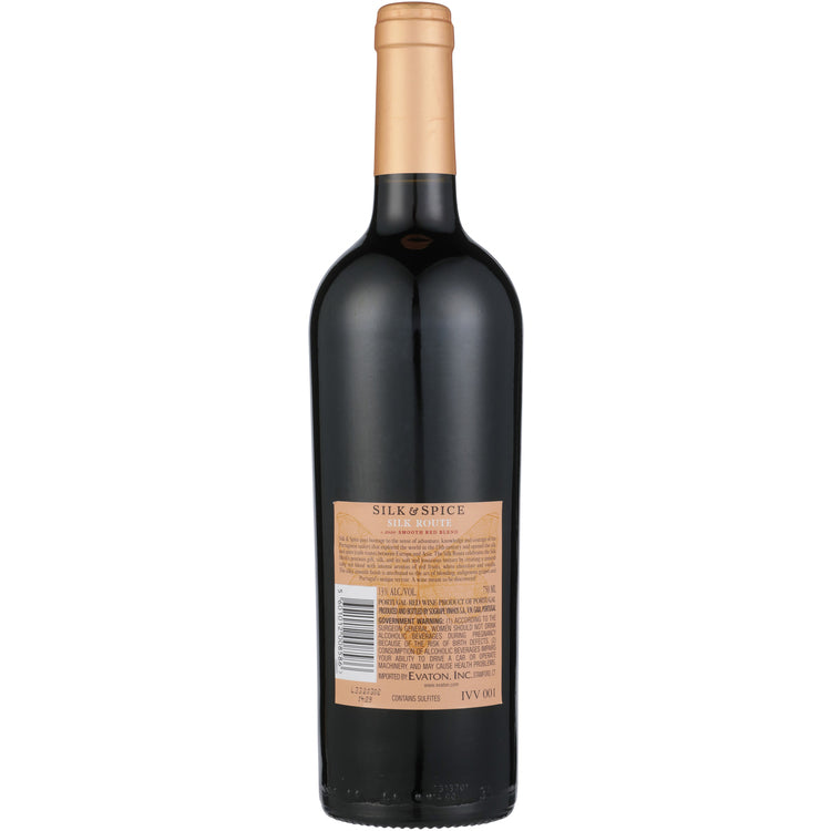 Silk & Spice Red Wine Silk Route Portugal 2022 - 750ML - Back