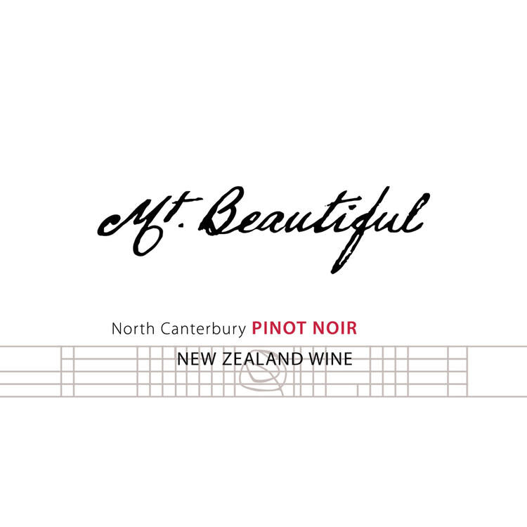 Mt. Beautiful Pinot Noir North Canterbury 2020 - 750ML - Front Label
