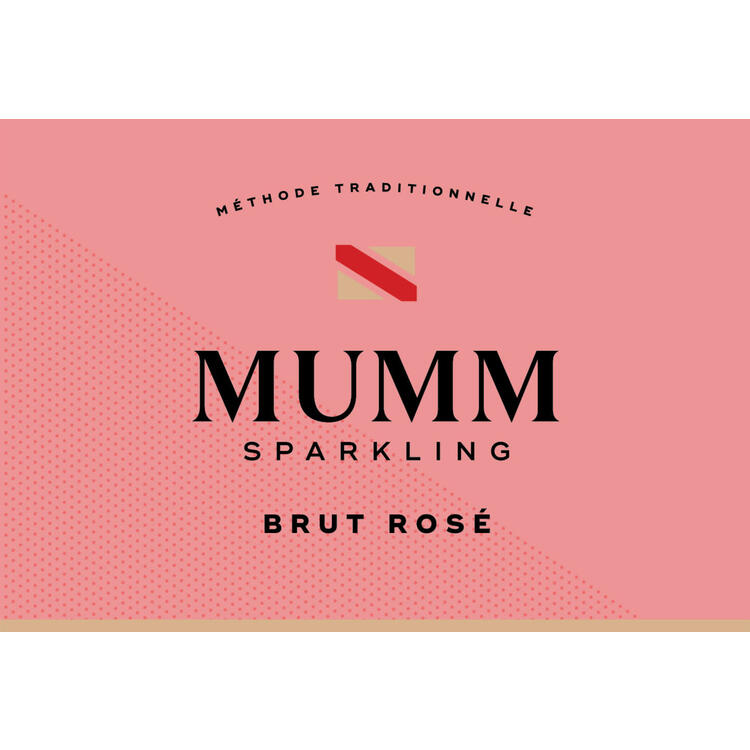 Mumm Sparkling Brut Rose California - 750ML - Front Label