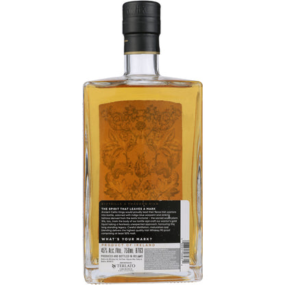 Dublin Ink Irish Whiskey Warrior's Gold Sherry Cask Finished 90 - 750ML - Back