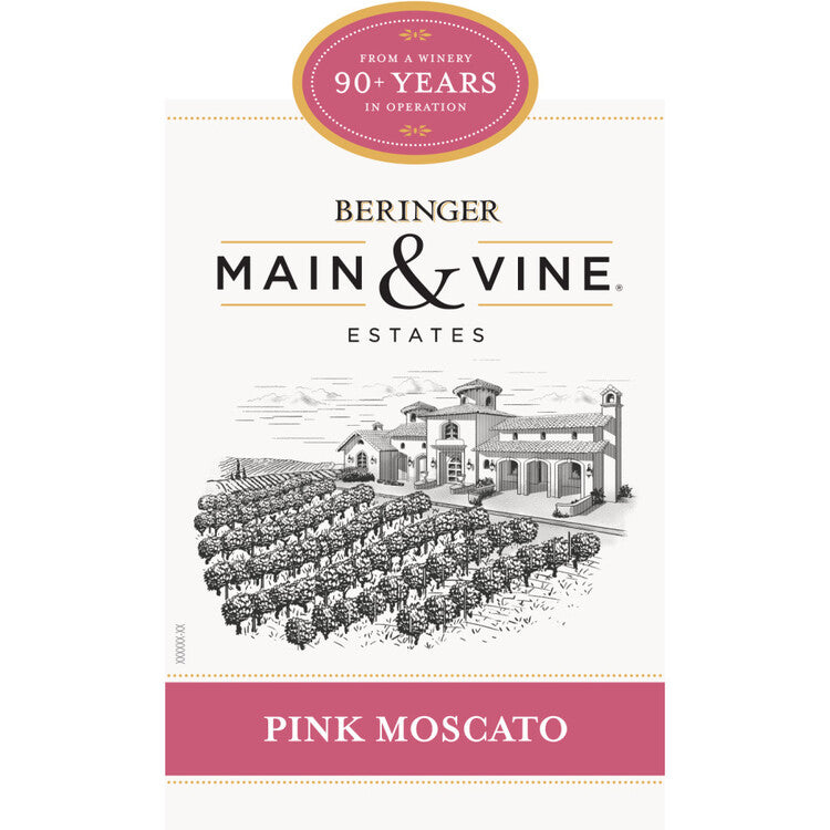 Beringer Main & Vine Pink Moscato California - 750ML