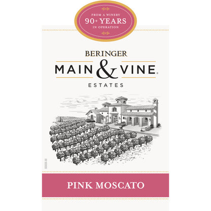 Beringer Main & Vine Pink Moscato California - 750ML