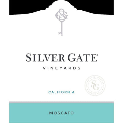 Silver Gate Vineyards Moscato California - 750ML - Front Label