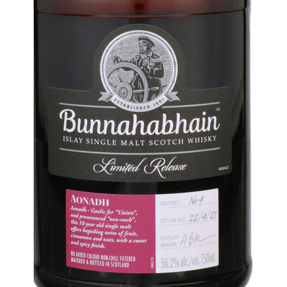 Bunnahabhain Single Malt Scotch Aonadh Limited Release 10 Yr 112.4 - 750ML