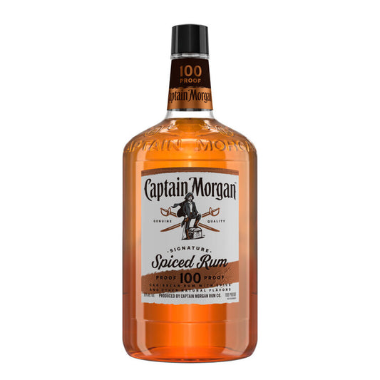 Captain Morgan Spiced Rum Signature 100 - 1.75L - Front