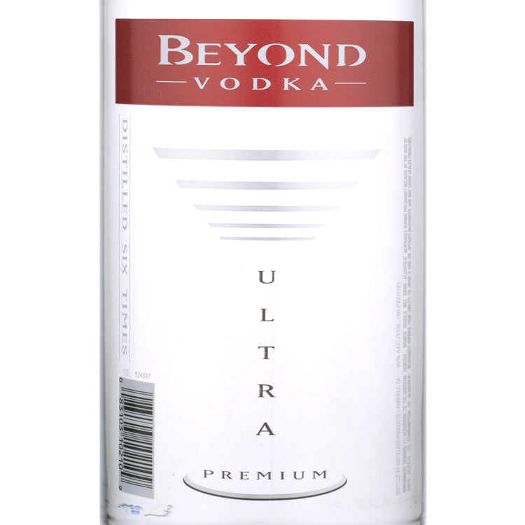 Beyond Vodka 80 - 1.0L - Front Label