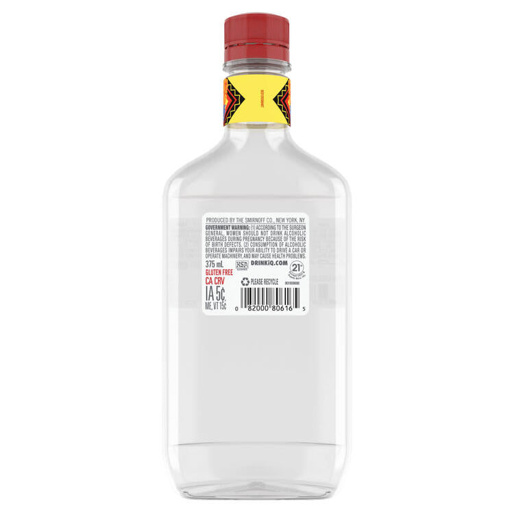 Smirnoff Vodka Spicy Tamarind Flavored 70 Flask - 375ML - Back