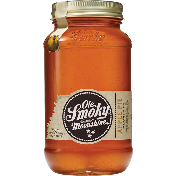 Ole Smoky Apple Pie Flavored Moonshine 70 - 750ML - Front