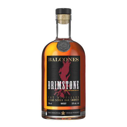 Balcones Corn Whiskey Brimstone Texas Scrub Oak Smoked Pot Distilled 1 - 750ML